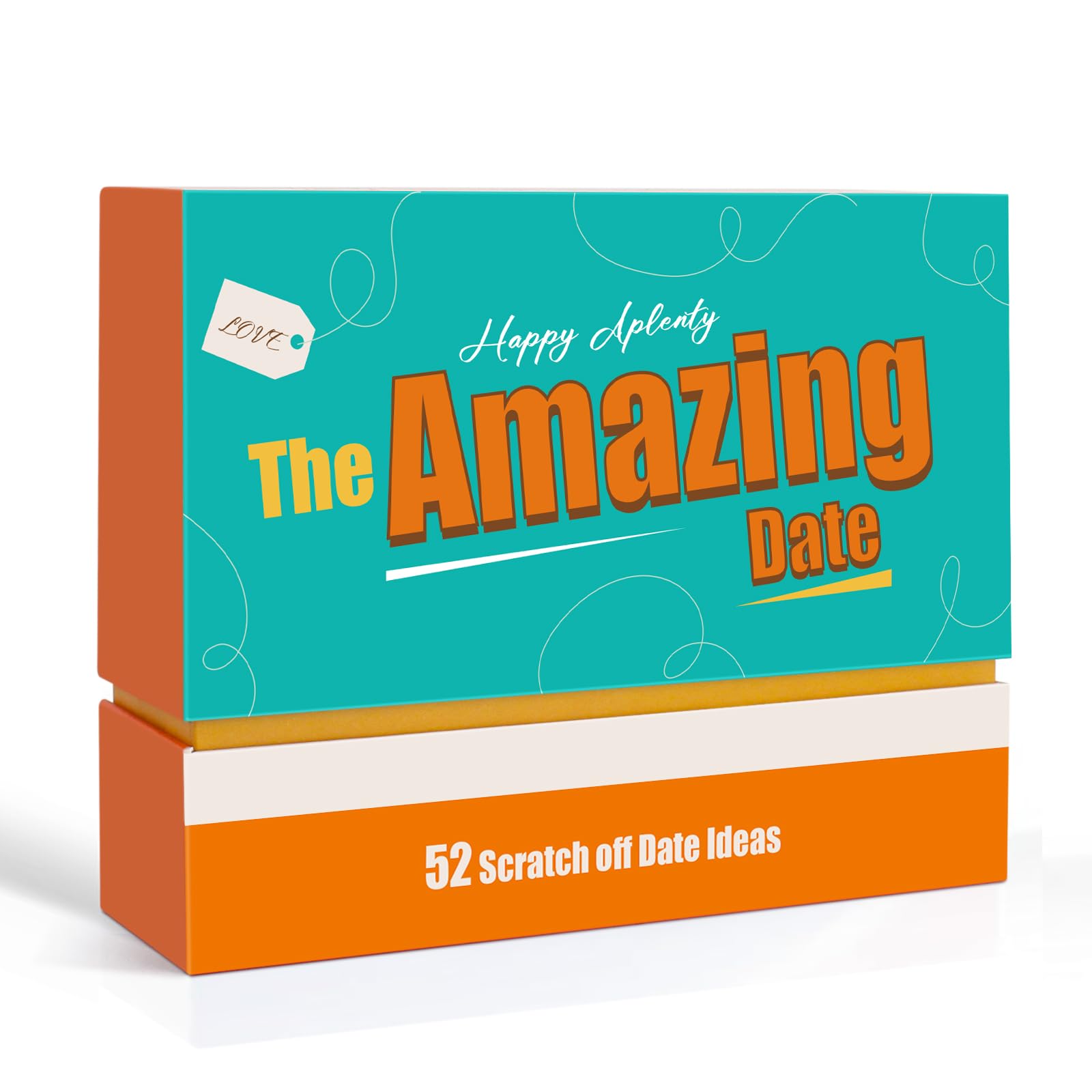 52 Fun and Romantic Scratch Off Date Ideas for Her, Him, Girlfriend, Boyfriend, Wife, or Husband - Couples Gift for Valentine's Day, Anniversaries, Date Night and Birthdays