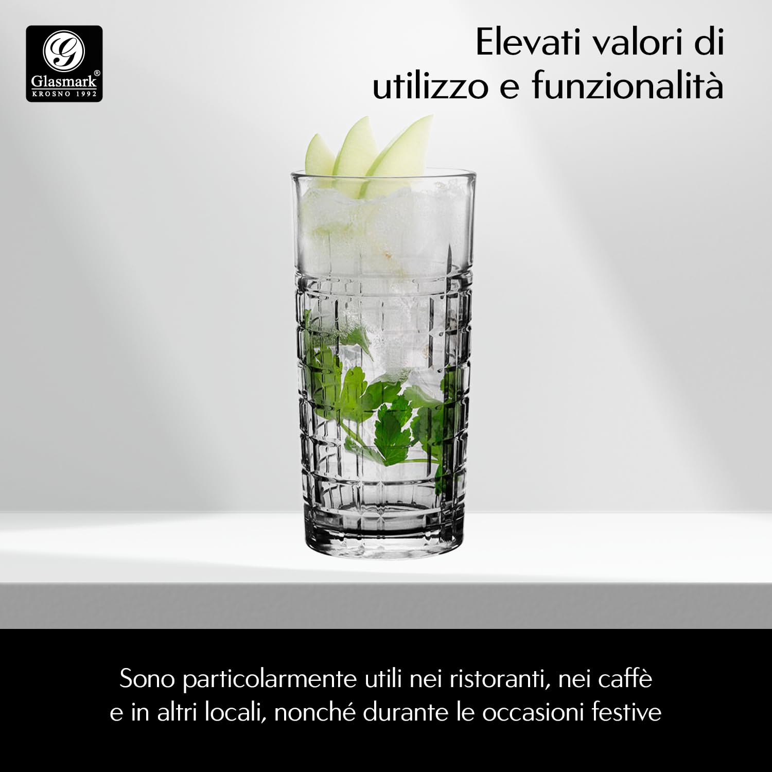 Glasmark KROSNO 1992 Vetro basso 230ml KPL6