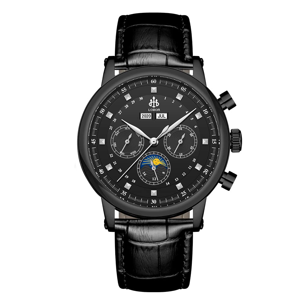 Amazon | 【公式ショップ】LOBOR ロバー 42MM 自動巻き マルチ