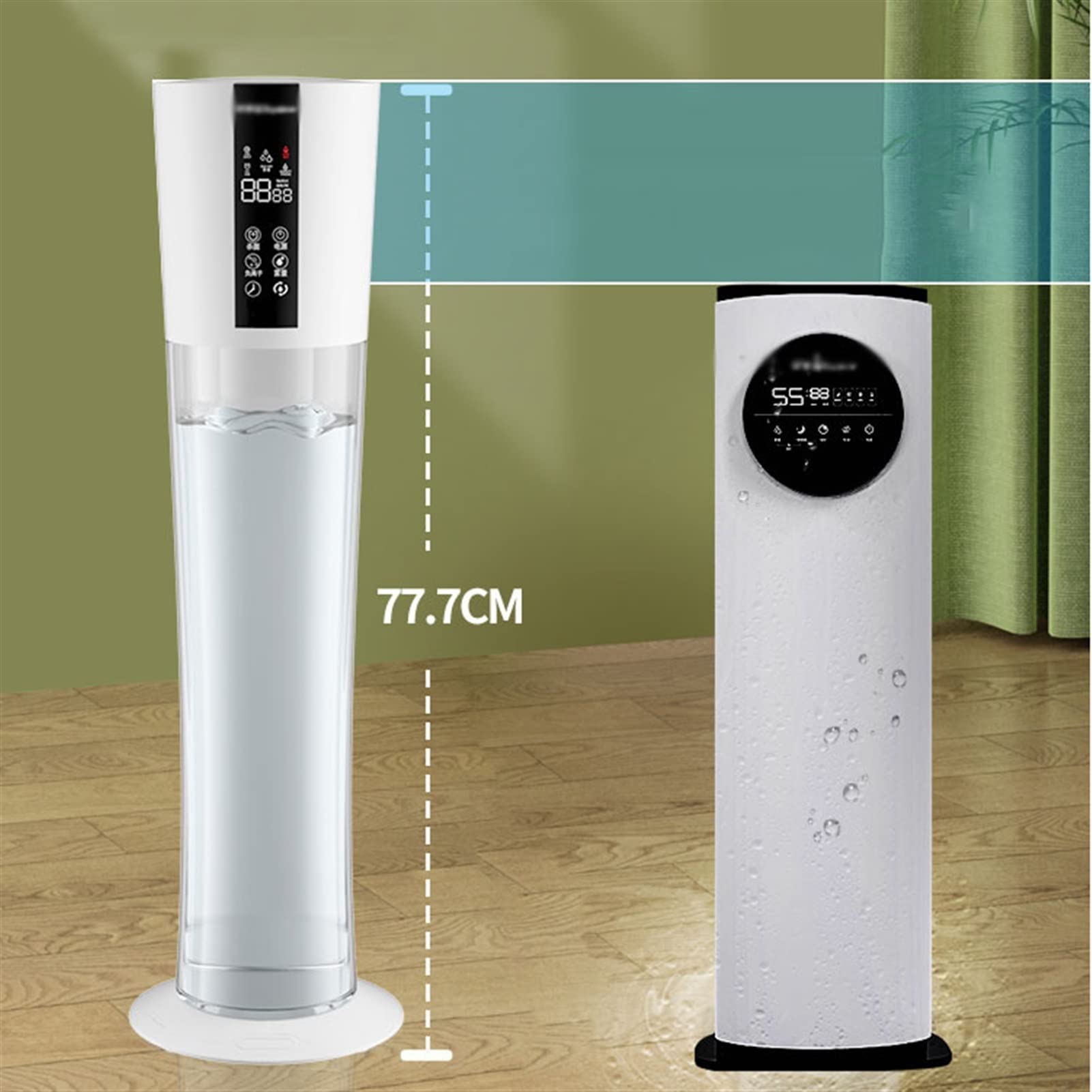 nawilżacz mgły 7 l górne wypełnienie duże nawilżacze do sypialni ciche nawilżacze do dużych pomieszczeń 320 ml/h wyjście mgiełki, automatyczne wyłączanie i łatwy do czyszczenia, ciche działanie parownik nawilżacz