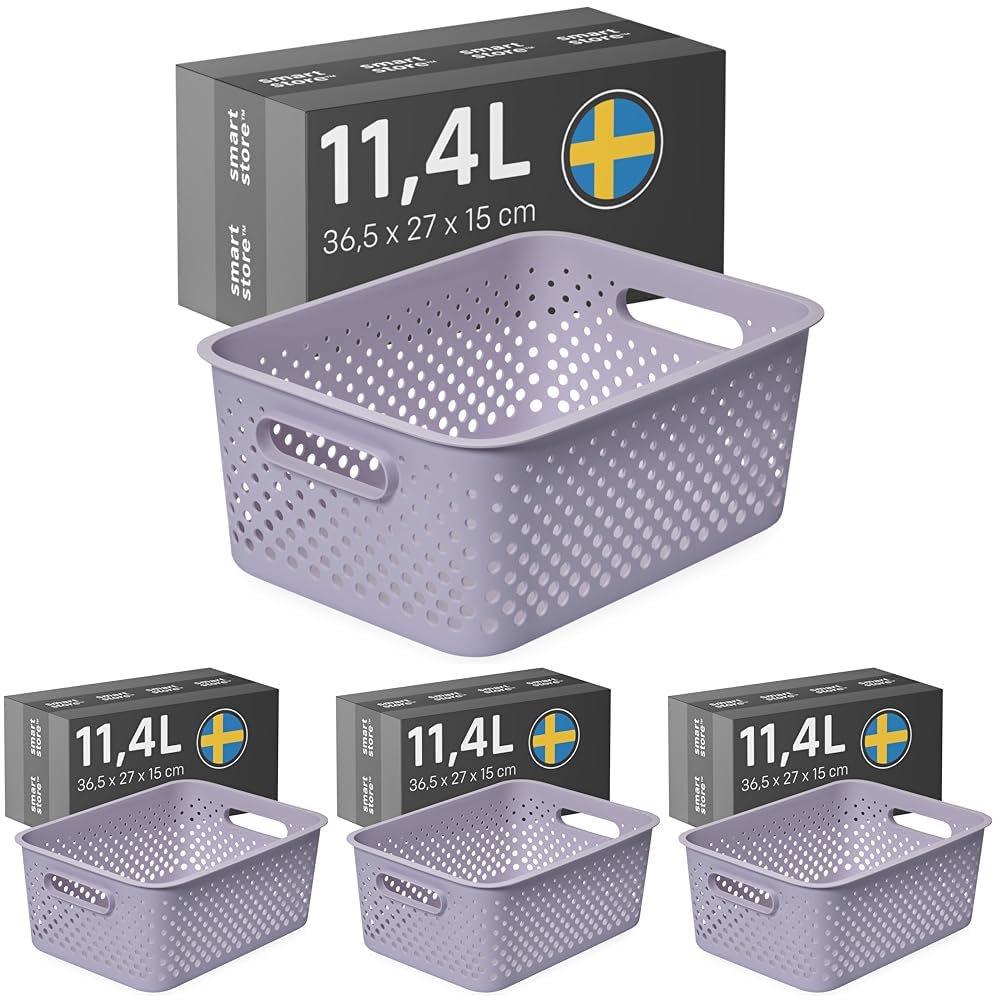 Panier de rangement en plastique recyclé SmartStore Essence L 11,4L
