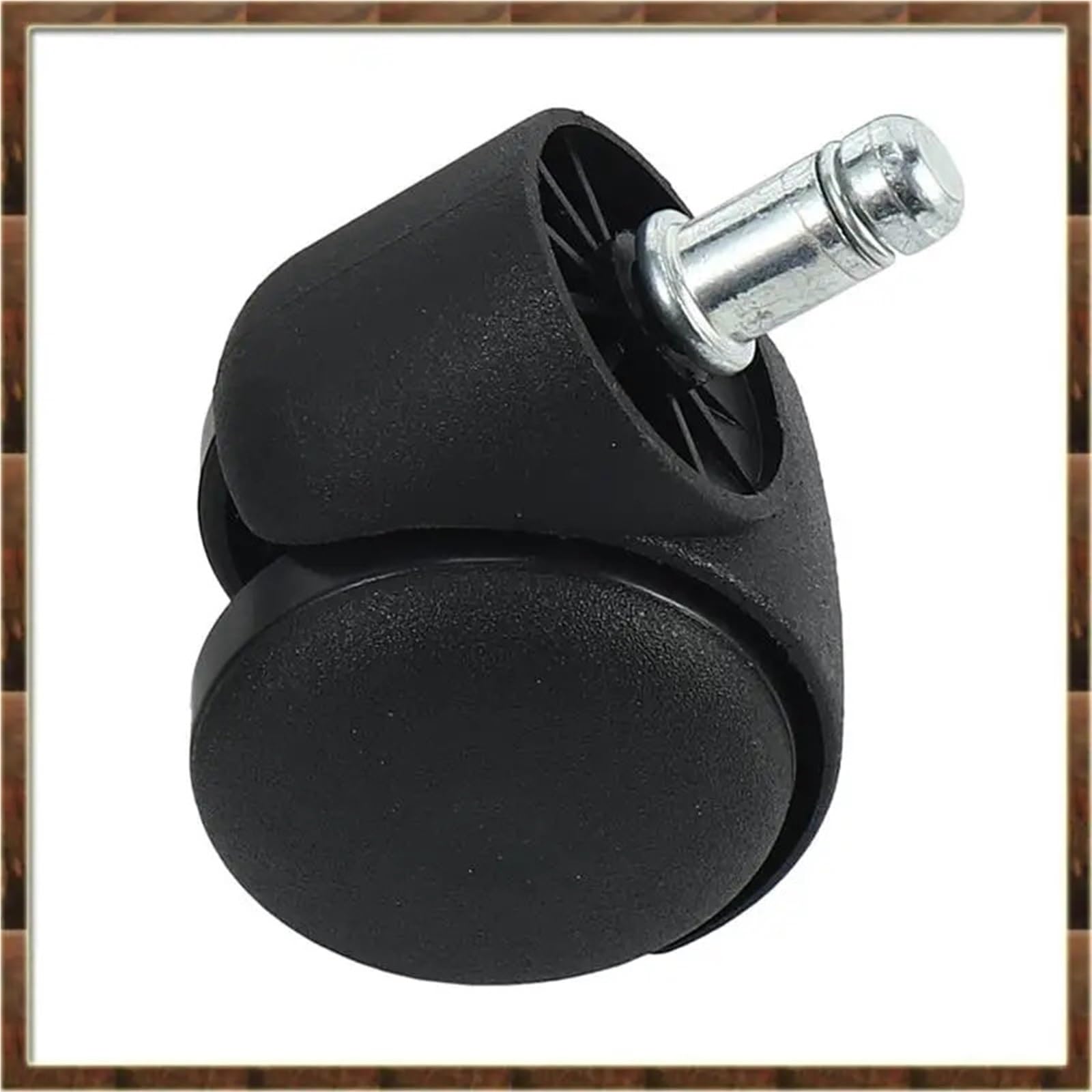10 pezzi di ricambio ruote girevoli morbide e silenziose for scrivania da 50 mm, for sedia ufficio Per Sedie Da Gaming