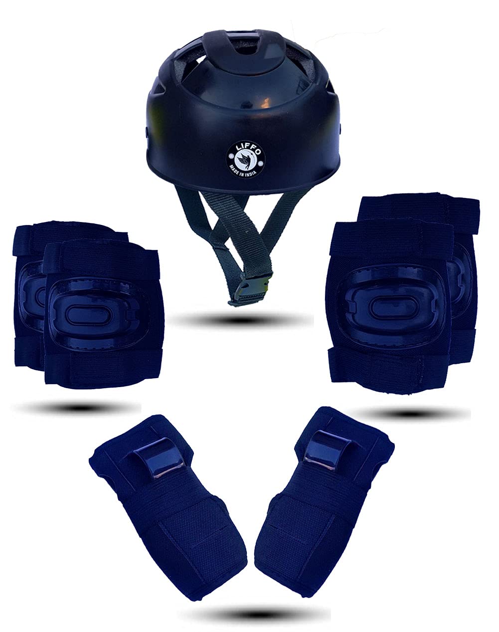 Liffo® Skating Guard Kit Protective Skating Guard Kit for Skating, Cycling, Running for Kids,Boys,Girls,Men & Women (HSG-Black) (Large) (B0BG1VJLDT) Amazon Price History, Amazon Price Tracker