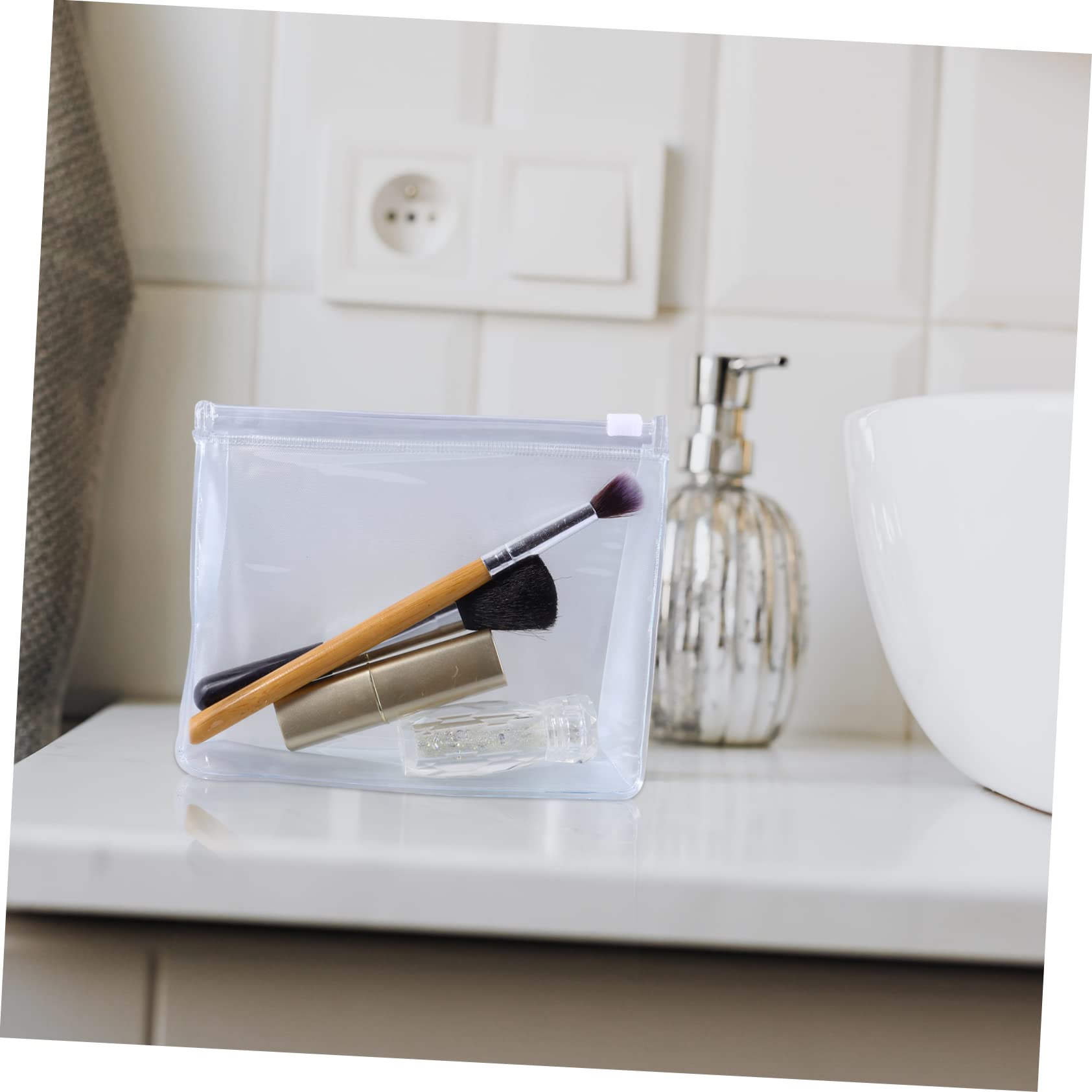 Ipetboom 2 Set Di Borsa Da Viaggio Per Cosmetici E Articoli Da Toeletta Borsa Per Il Trucco Con 10 Scomparti Leggeri Per Organizzare 10 Pezzi * 2