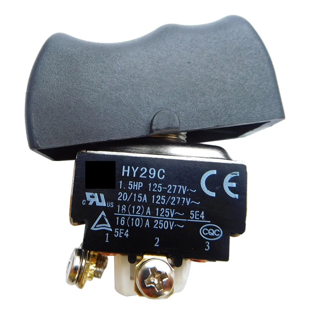 HY29C Momentary Toggle Switches DPDT On-On 1.5HP 4 Pins Screw NWPNLXEA