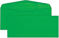 Vista 1 de Quality Park Sobre de colores, tradicional, #10, verde, 25 por paquete (11135)