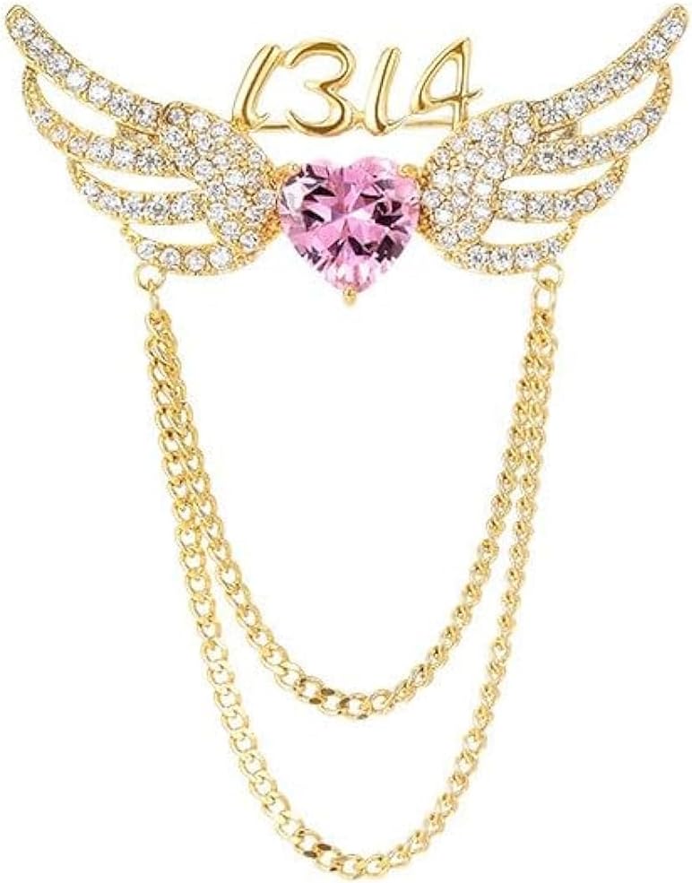 Rhinestone Brooch for Women 18k Gold Plated Brooch Pin Fashion Brooch Lapel Pin Dress Accessories Safety Pin Jewelry Thanksgiving Day Birthday Wedding Gifts for Mom Wife