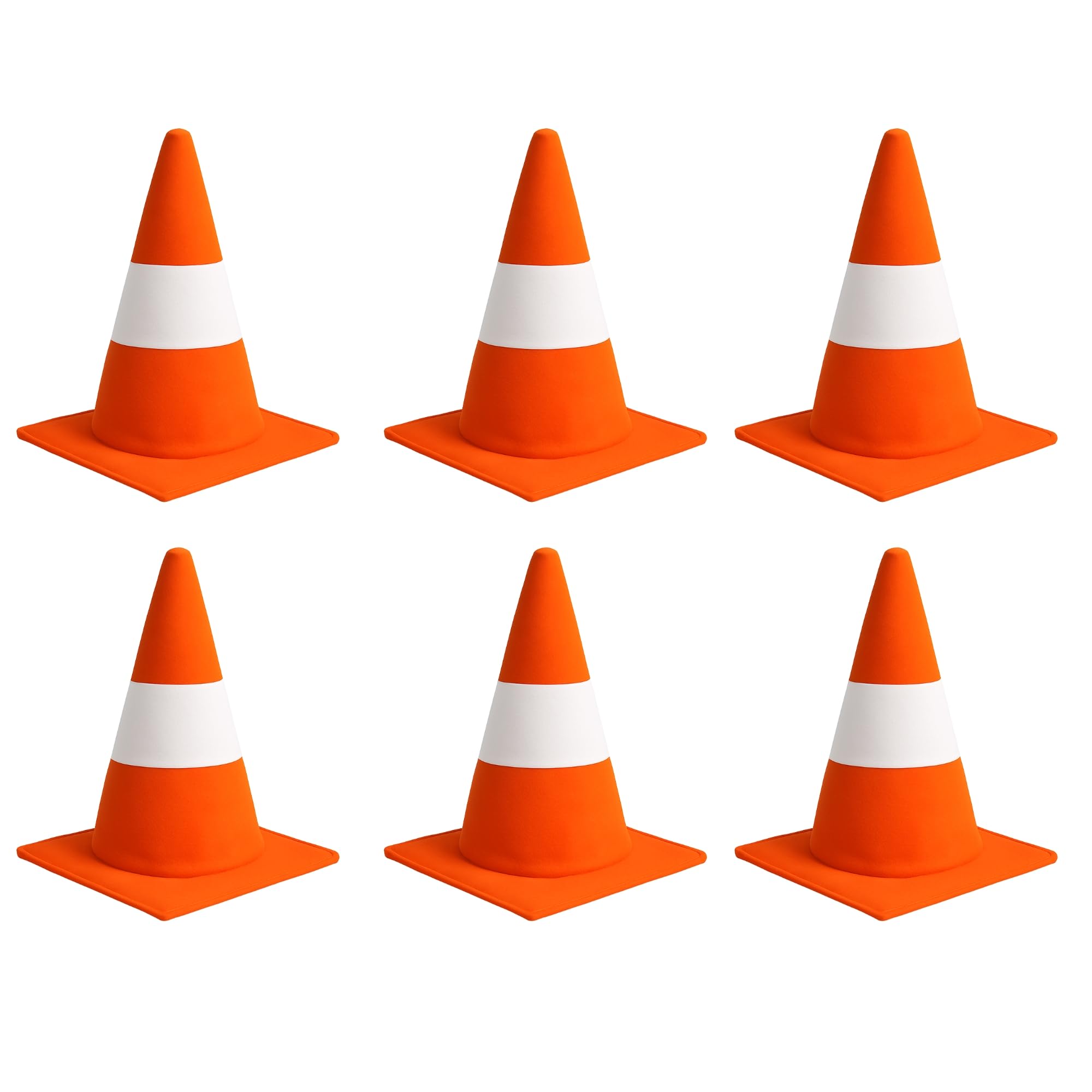 Traffic Cone Hat for Adults- Unisex Orange White Novelty Road Cone Party Accessory for Adults, Funny Novelty Hat |Fancy Dress Costume Accessory for Stag & Hen Nights, Halloween, and Theme Parties (6)