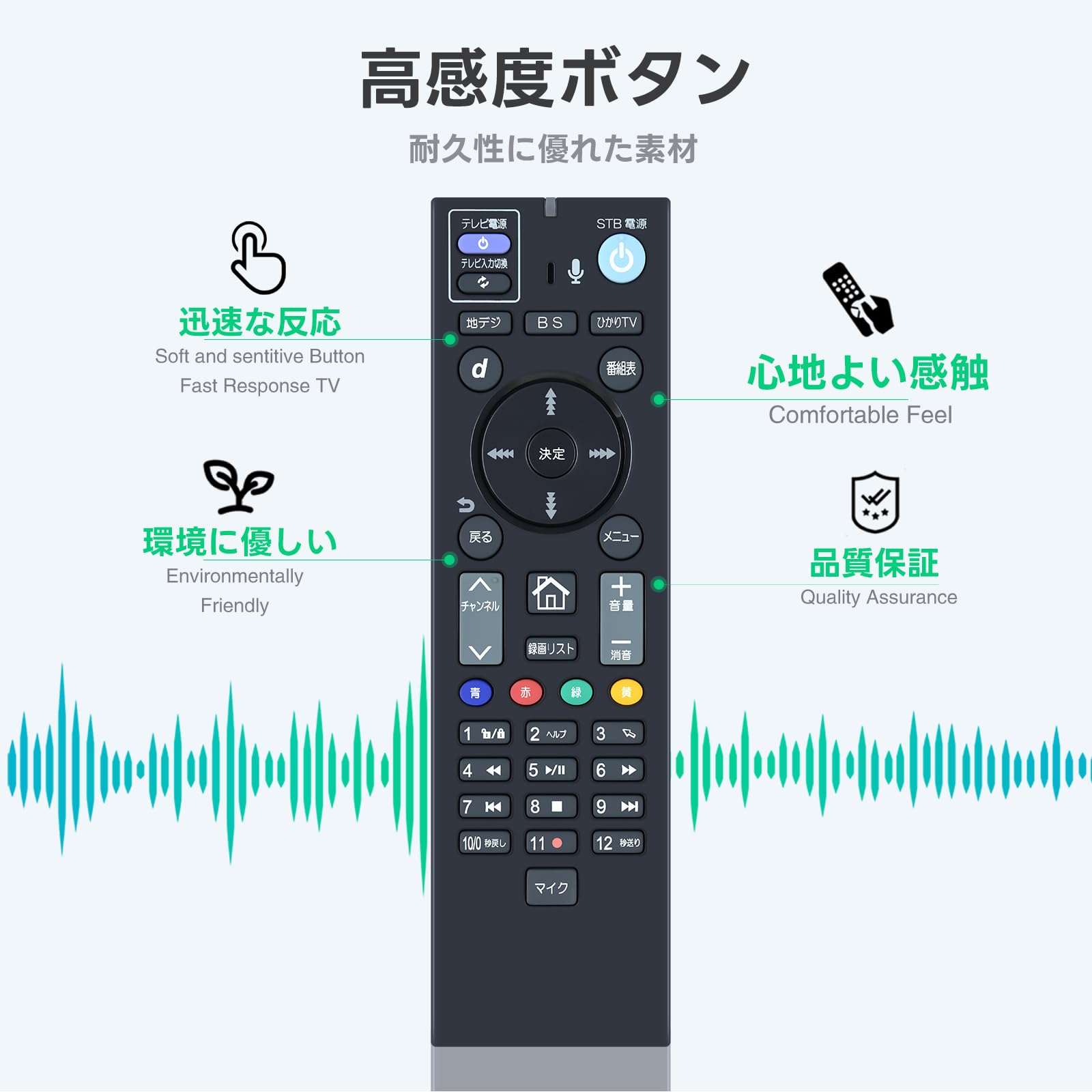 Amazon | チューナーリモコン RC3373801/S1 for Hikari TV ひかりTV
