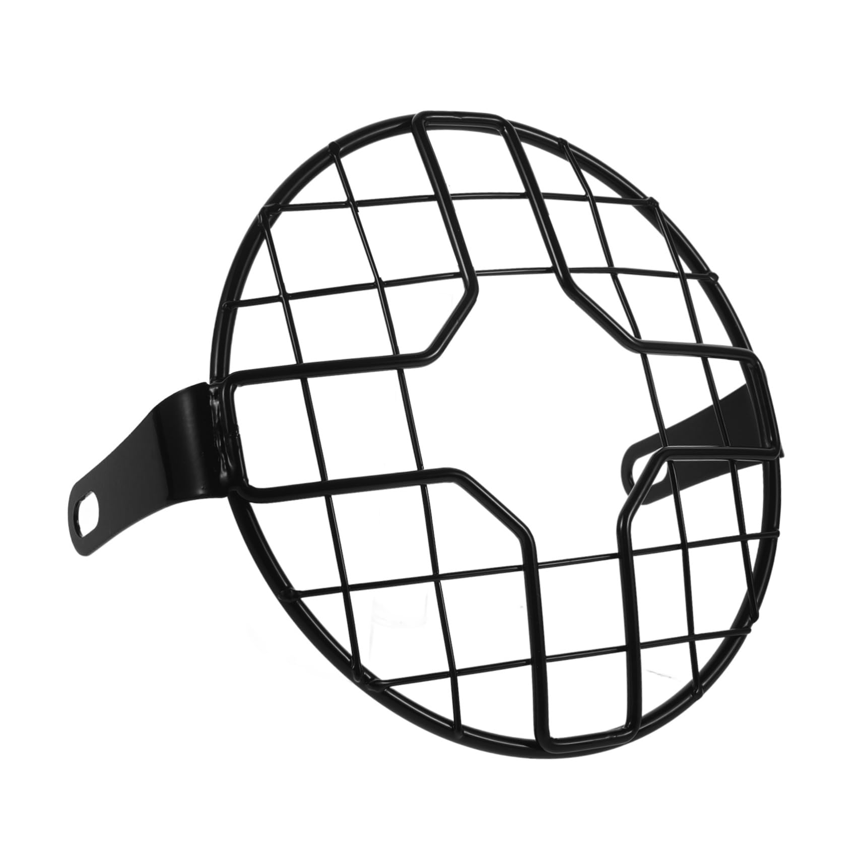 JUMPLAWN Motorcycle Headlight Mesh Guard Cover Retro Style Lamp Protector for Motorbike Accessories Quick Installation Compatible with Various Models