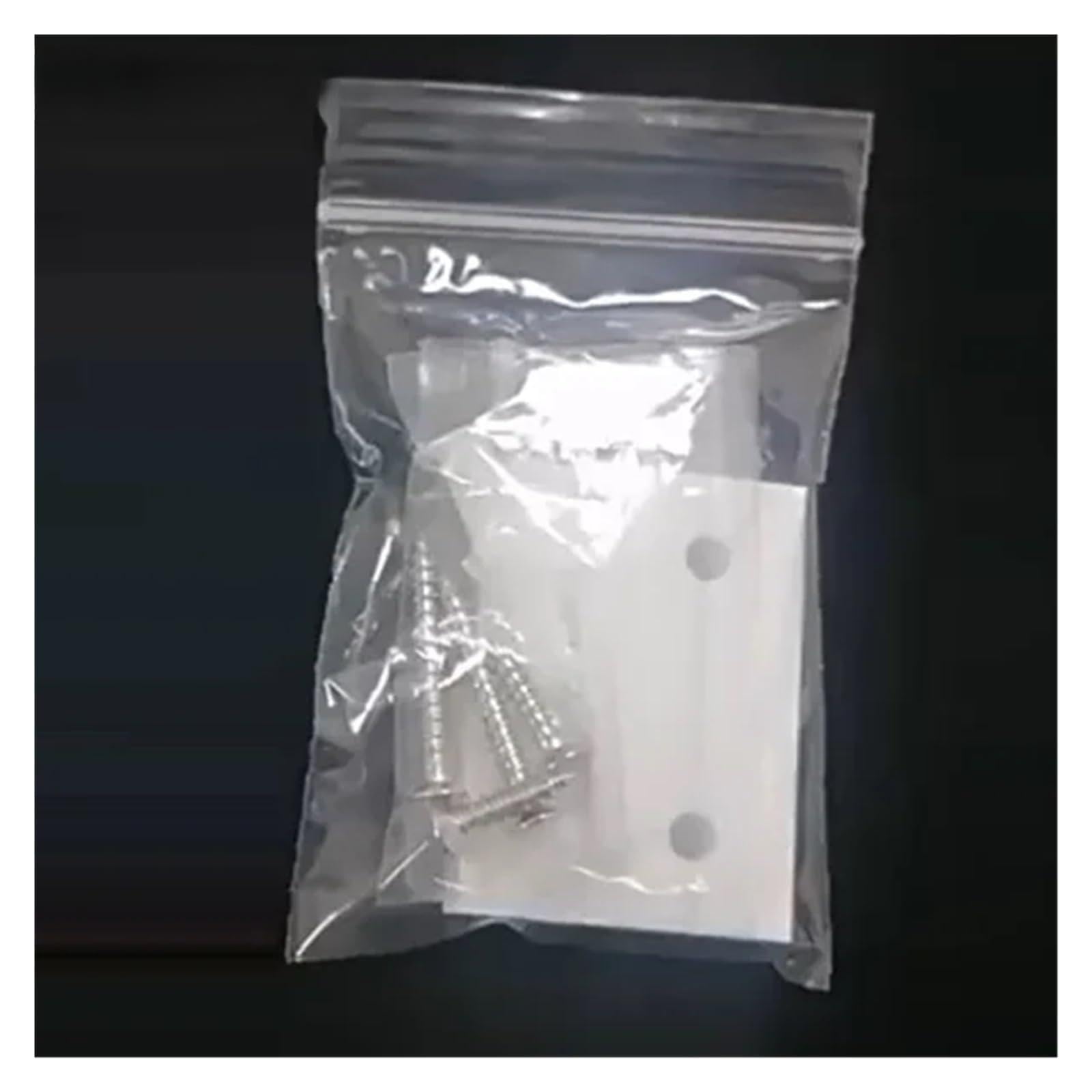 Bilderaufhänger, Aluminium, 5,1 cm, französische Klammeraufhänger, Wandpaneel, Z-Hängebügel, Silber/Weiß/Schwarz, zur Befestigung von Bilderrahmen auf Limette, Gipskarton, Dr. (weiße Farbe), 20 Paar