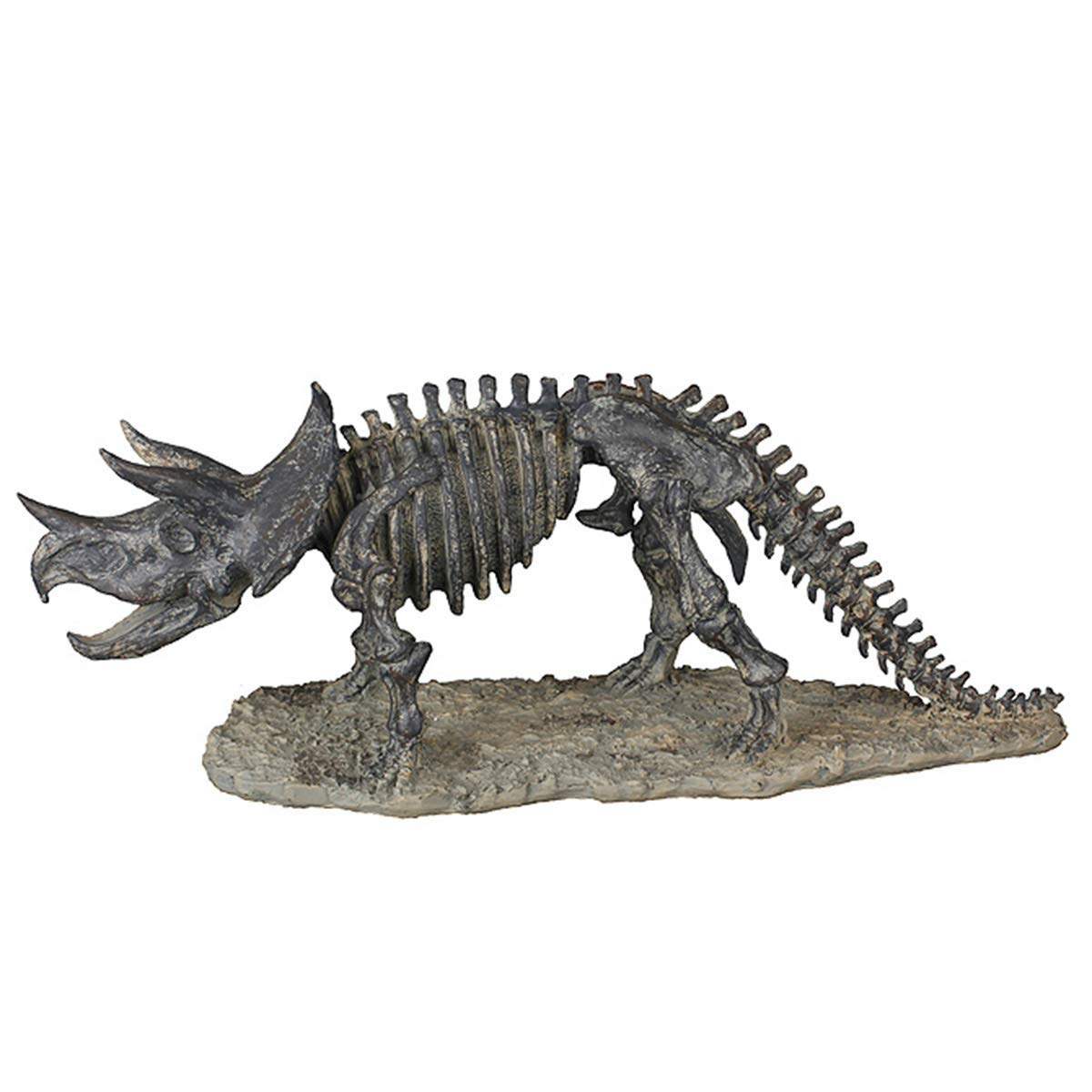 Dinosaurier-Triceratops-Skelett-Replik-Modell, Dinosaurier-Skelett-Statue-Modell – Dinosaurier-Harz-Modell – Handgefertigte Dinosaurier-Harz-Statue – Für Heimdekoration, Geschenk Für Erwachsene