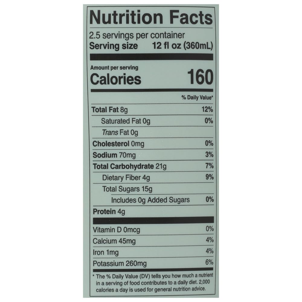 POP AND BOTTLE Organic Matcha Cold Brew Almond Milk Latte 32 FZ — view 2