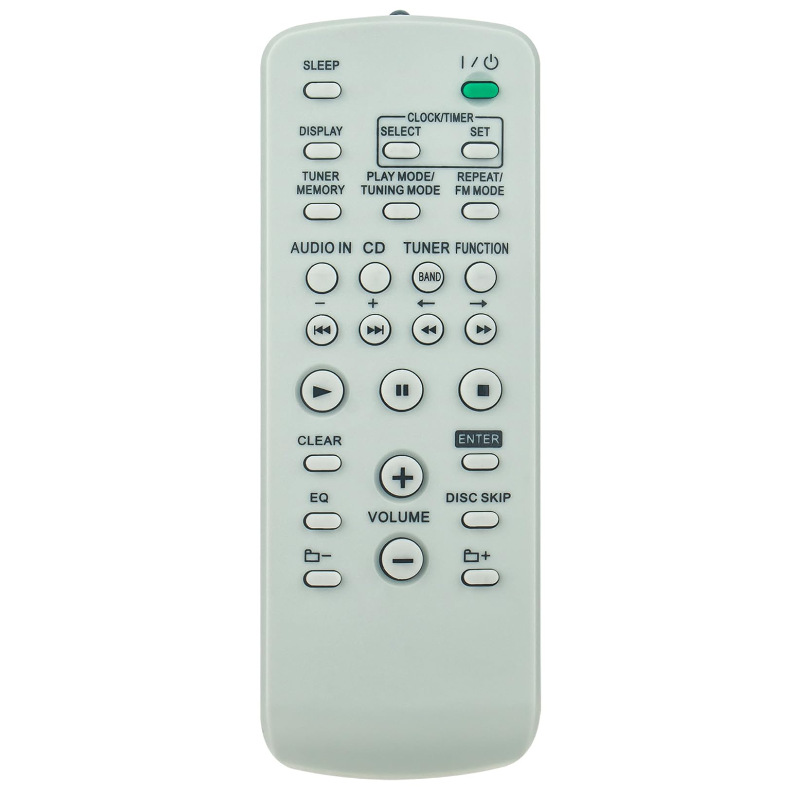 RM-SC55 Replace Remote Control Work for Sony Mini Hi-Fi Component System MHC-EC55 MHC-GX99 MHC-EC77 HCD-EC55 HCD-GX99 HCD-EC68 HCD-HPR90 CMT-HPR90