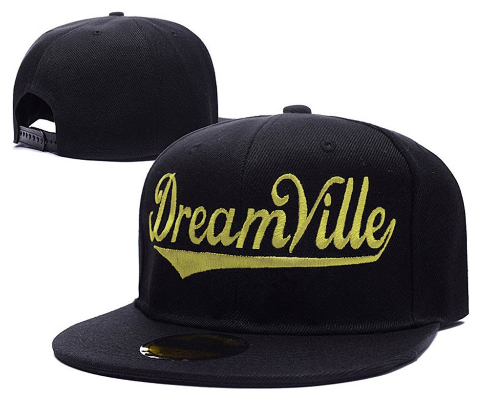 Dreamville Records Logo Adjustable Snapback Embroidery Hats Caps