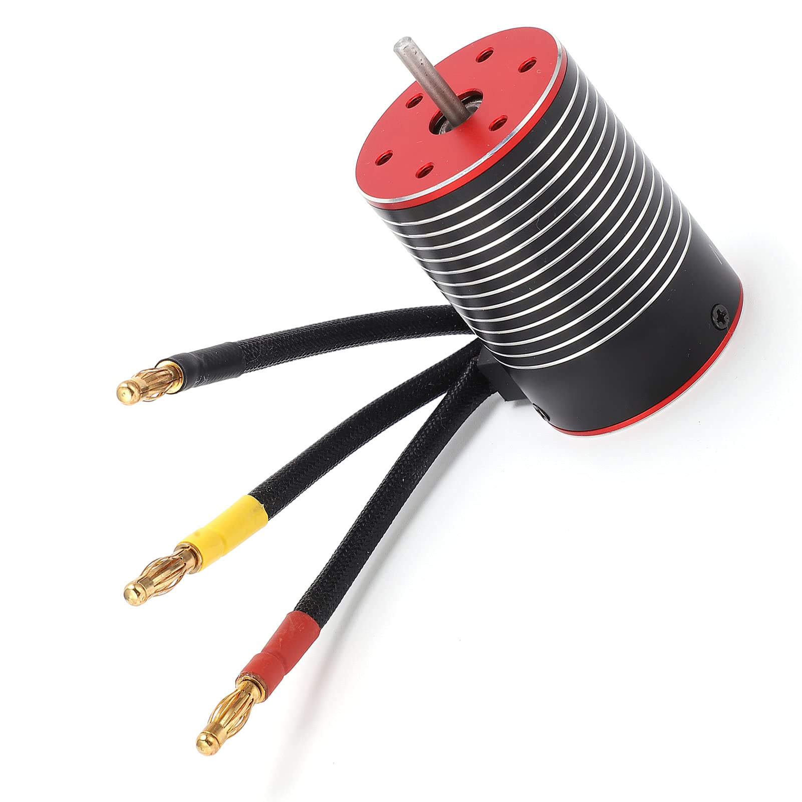 Wodoodporny silnik 3600 kV Wysoki Bezszczotek Wysoki moment obrotowy 4 biegun 12 Projekt gniazda 900 W Power 3650 Typ uniwersalny dla samochodów RC Czarne i czerwone aluminium