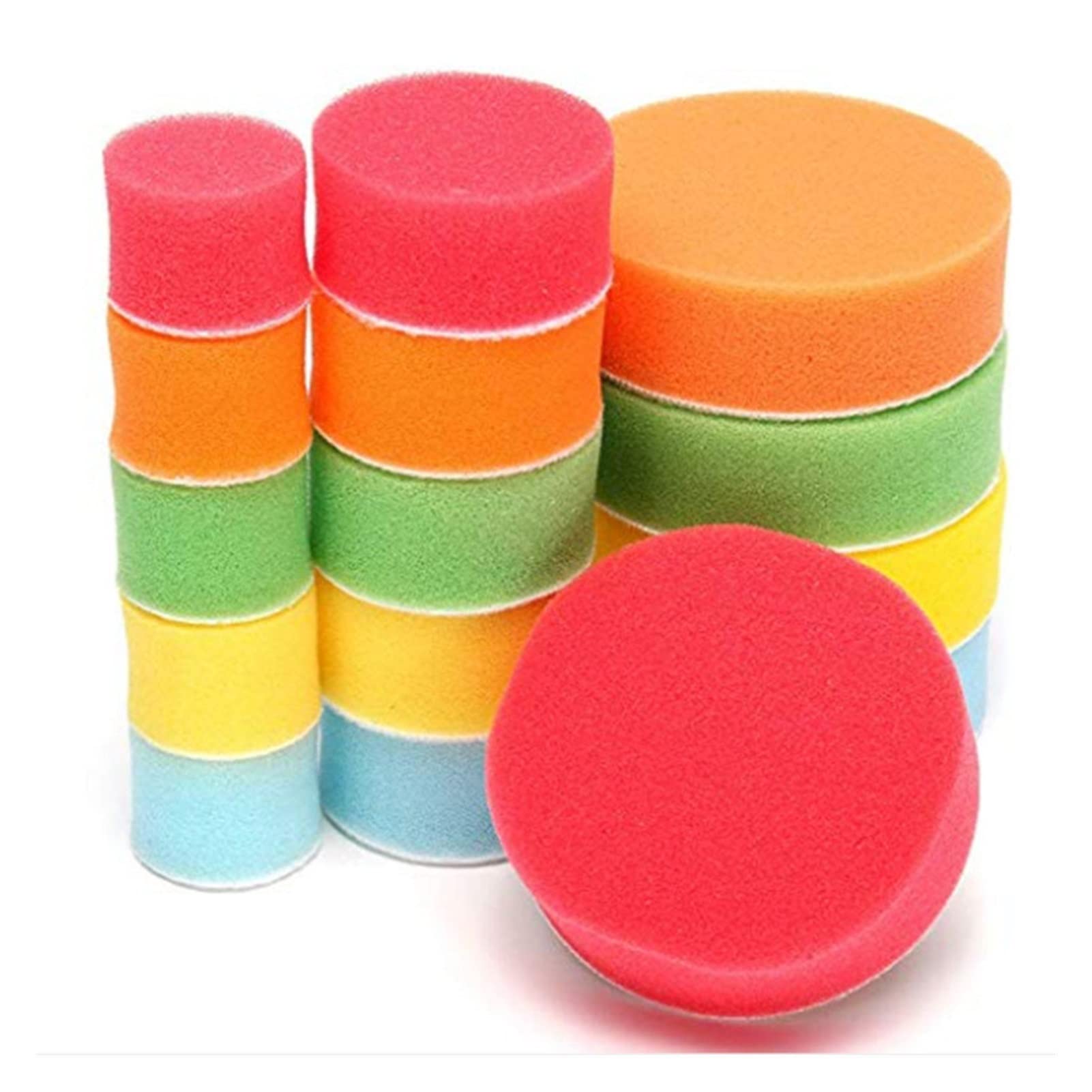 YANGQI yaoqijie 29pcs ceretta Spugna lucidante tampone di Lana la Lana Piastra Auto lucidatura Strumento Set Adatto for lucidatrice for lucidatrice Lasting