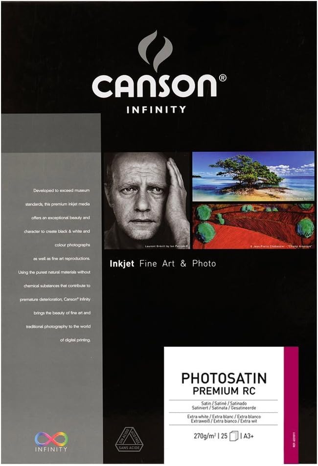 Canson 6231011 Photo Paper Infiniti Photo Satin Premium RC A3 Novi 25 Sheets