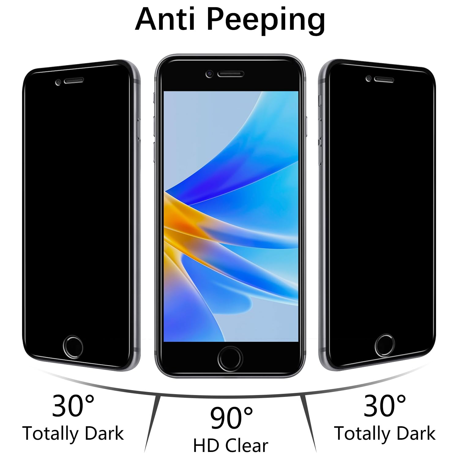 VETRO TEMPERATO LOBWERK Pellicola Protettiva per iPhone 6 / 6s 4,7 Pollici | Antigraffio, Anti-impronte