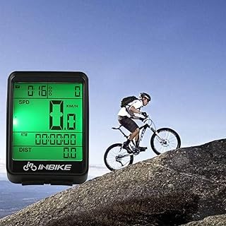 WDX- Wire/Wireless Cycling Bike Computer Bicycle LED Speedometer Odometer Backlight LCD Screen Waterproof Tachometer Speed measurement