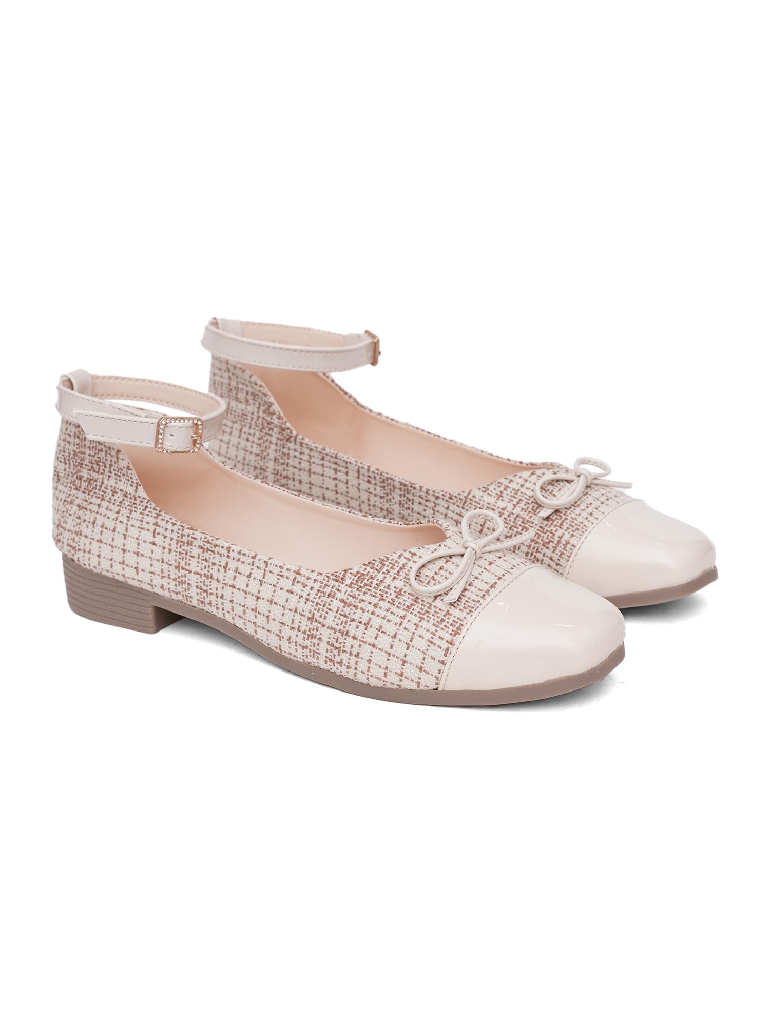 Womens Pinkora Slingback Ballet Flats for Women & Girls | Closed Toe Ballerina Shoes | Adjustable Strap | Elegant Casual Office Footwear-image-42