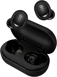 Fone de ouvido Bluetooth QCY T27 Preto, Modelo: BH23QT27A, CERTIFICADO ANATEL Nº:12273-23-03372