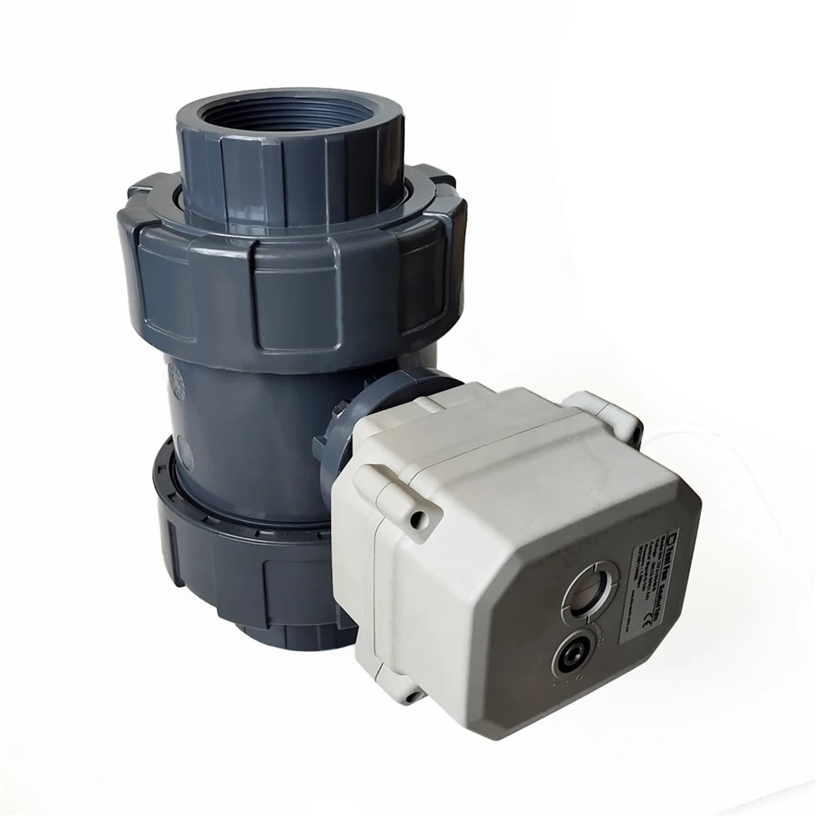 DN40 50 mm UPVC Elektryczny zawór kulowy 2/3/5/7 przewodowy napęd silnikowy do zasilania zbiornika na wodę (BSP THREAD-DC24V-CR703)