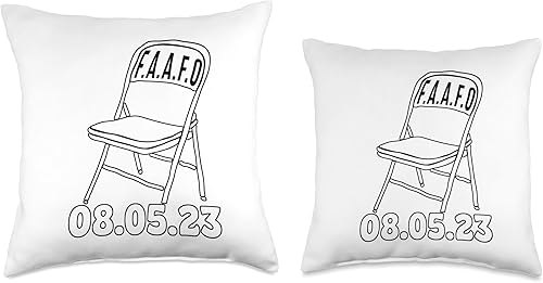 Miniatura 3 de Never Forget Montgomery Folding Chair F.A.A.F.O Montgomery Alabama - Sillas plegables 8-5-23, almohada de 16 x 16 pulgadas, multicolor