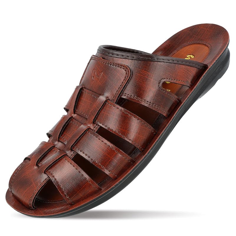 Image of WALKAROO Men's Fashion Sandal with Cushion Insole and Lightweight for Casual Footwear - WG5306