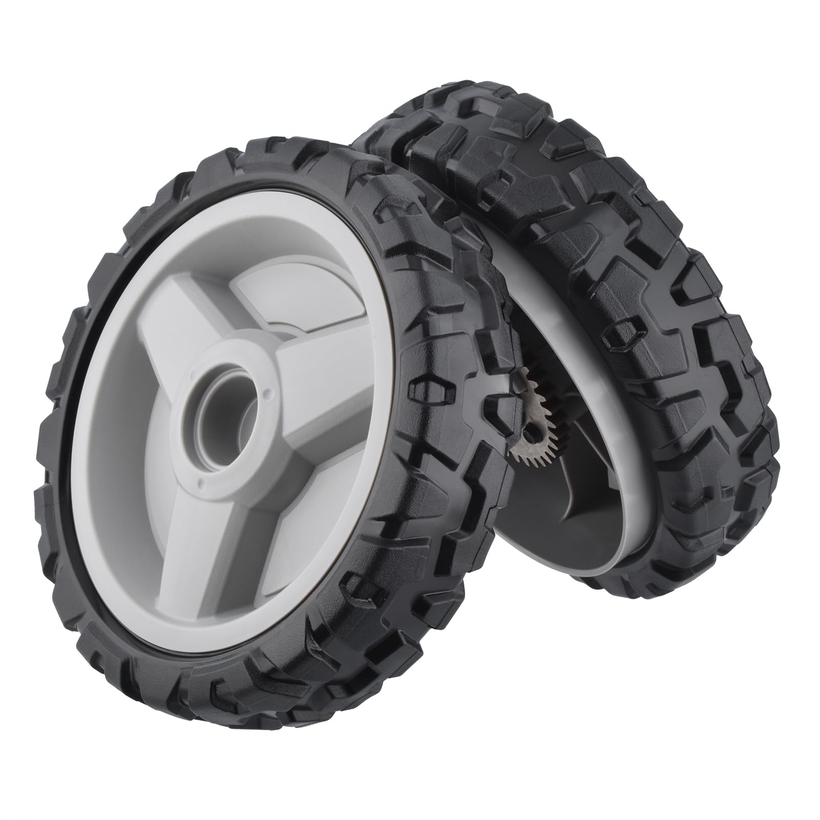 2 piezas Rueda para Husqvarna cortacésped 580365301 593198101 compatible con L321AH LC221A HU675AWD HU700AWD HU725AWD HU800AWD para cortacésped Craftsman GCV-160