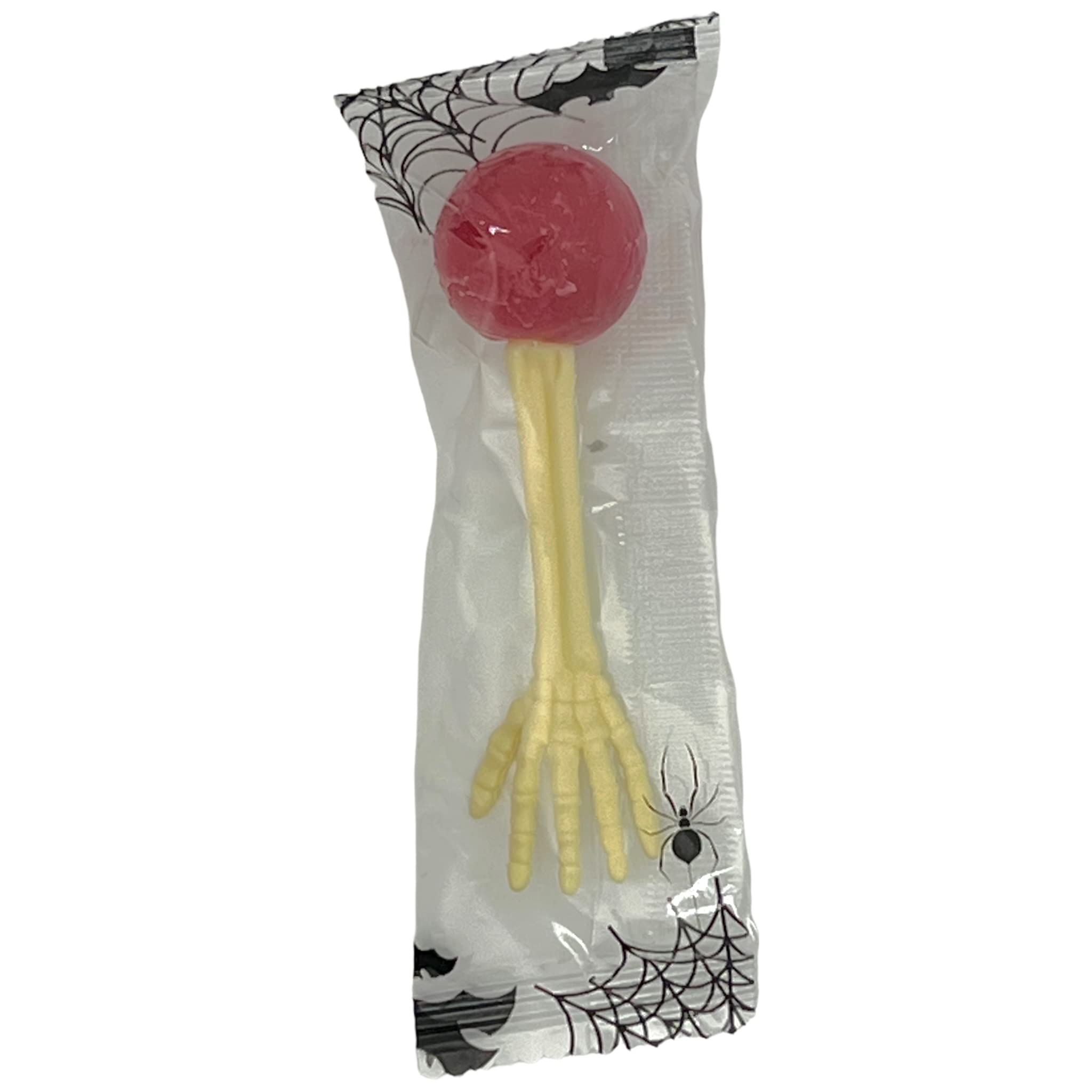 MIK funshopping Bonbons d'Halloween - Petit cadeau effrayant pour fête et snacks terriblement délicieux, bonbons emballés individuellement (sucettes Creepy Tasty Bones, 3 x 80 g)