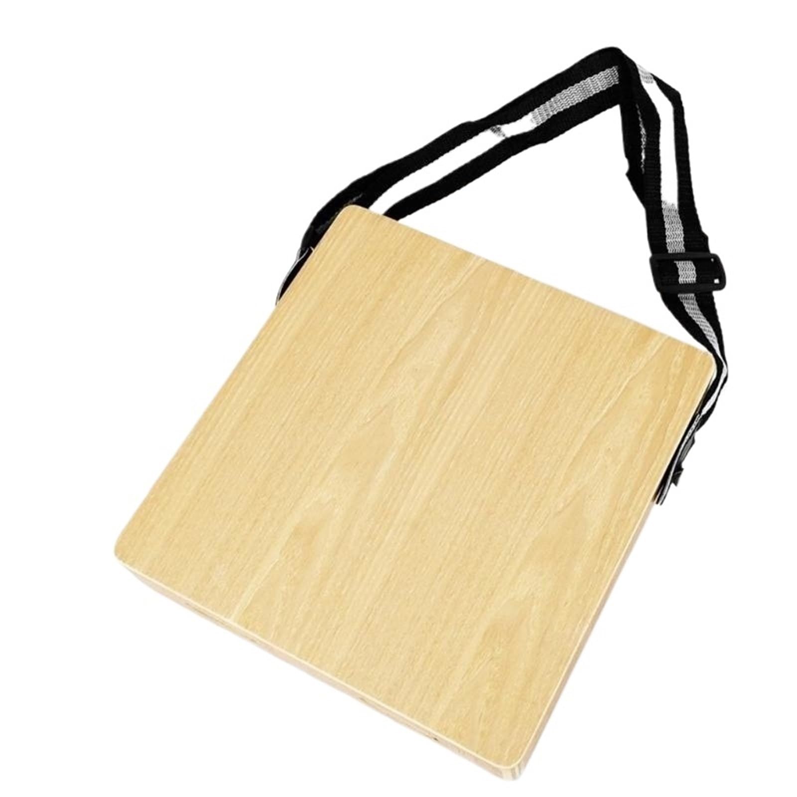 Cajon Cajon da viaggio portatile, tamburo piatto a mano, strumento a percussione, con corda regolata