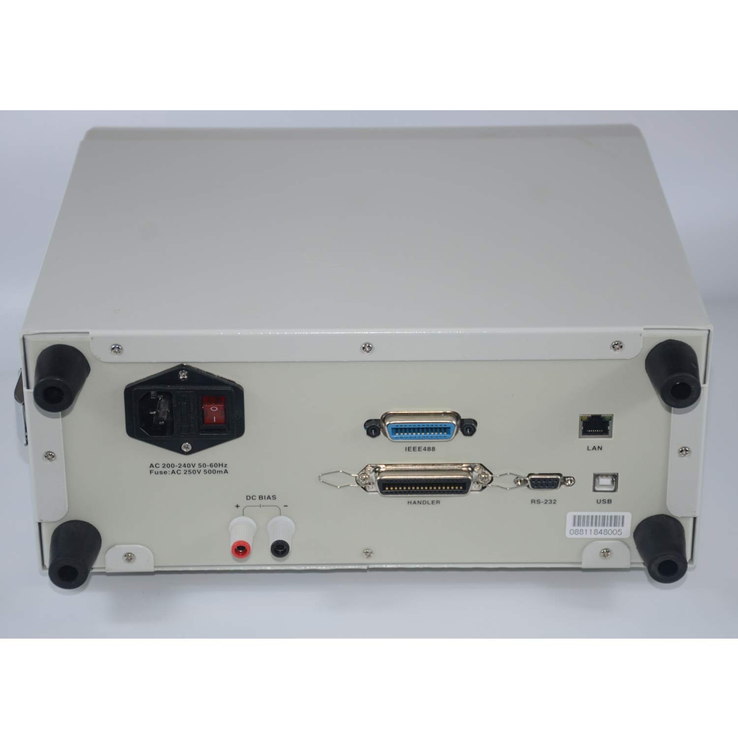 Medidor LCR, Medidor LCR de escritorio digital ET3502 Puente alta precisión +/- 0.05% Precisión, rango medición 10Hz ~ 200KHz, pantalla 6 1/2 dígitos continuamente 200-240V