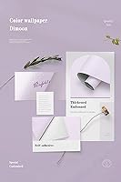 Vista 402 de Dimoon 236''x17.7'' White Thicken Peel and Stick Wallpaper Contact Paper Modern Self Adhesive Wall Paper Removable Renter Friendly Textured Solid