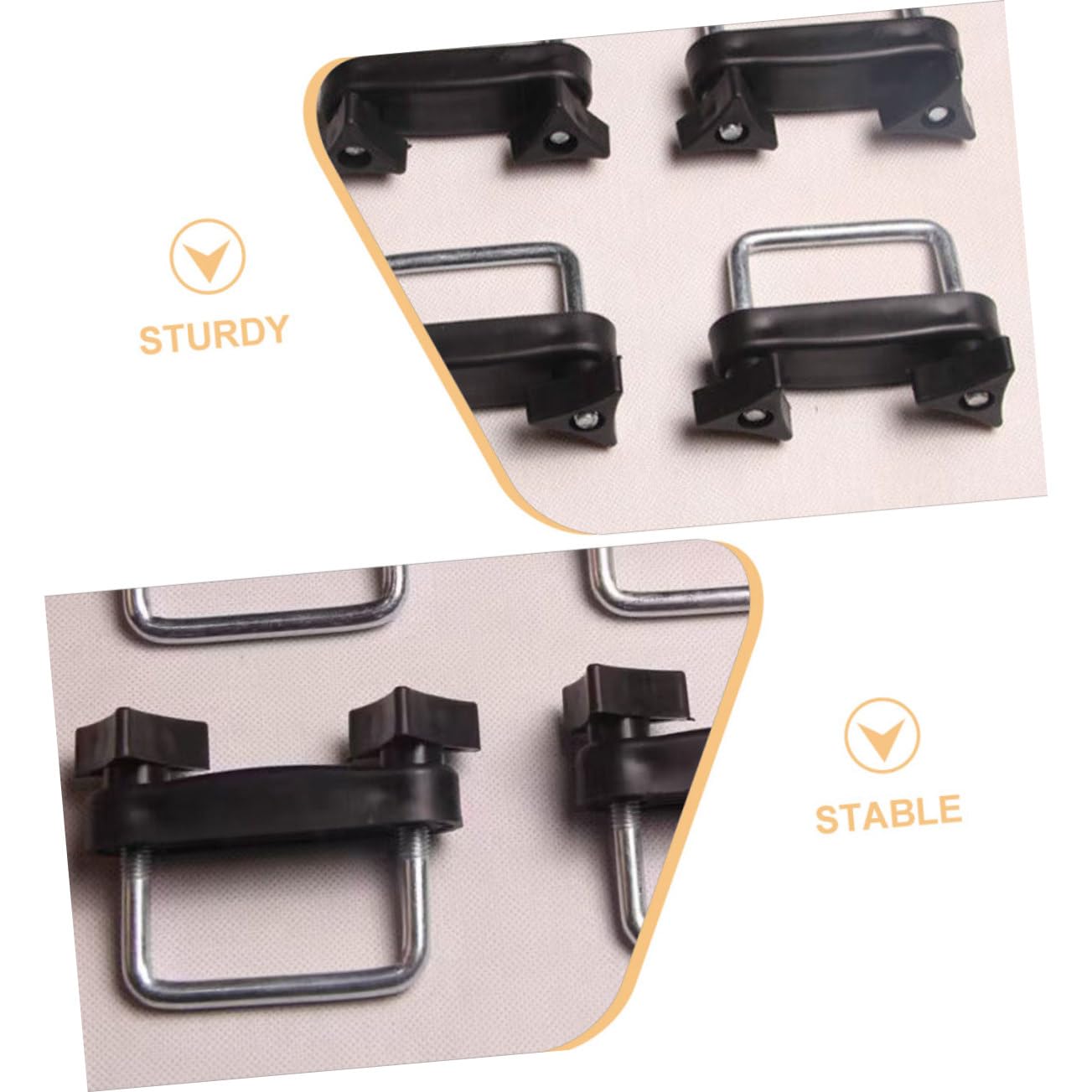 COSMEVIVI Car Roof Rack Clamp Car Rack Mount Universal Luggage Rack Fixing Clip for Roof Cargo Carrier