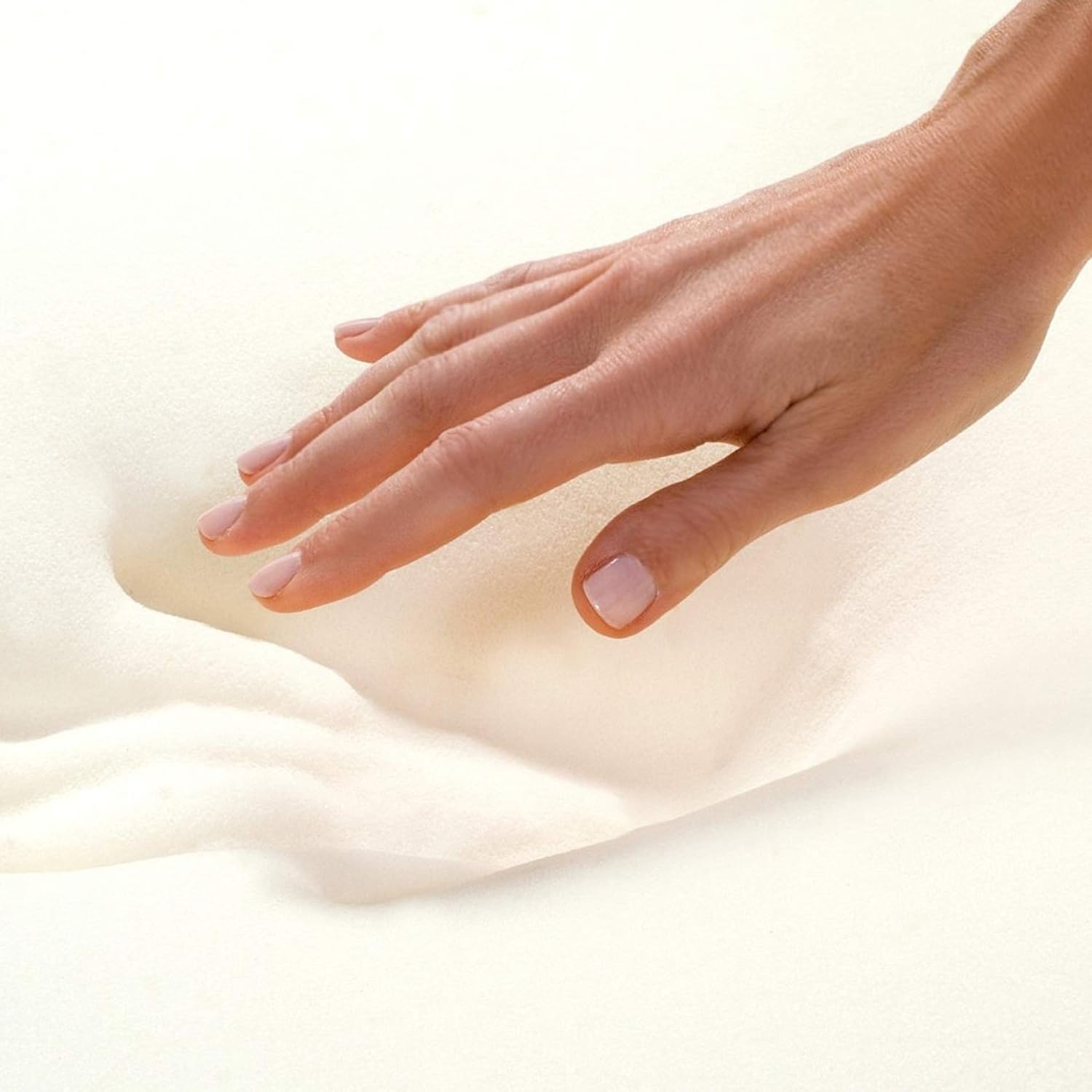 Generico Coppia di Cuscini in Memory Foam,guanciali Modello Saponetta, Fodera in Aloe Vera CM 50X80X11