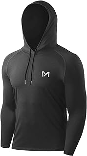 MEETYOO Sportshirt Herren, Funktionsshirt Langarm Laufshirt Männer Fitnessshirt Atmungsaktiv T Shirts für Running Gym Jogging