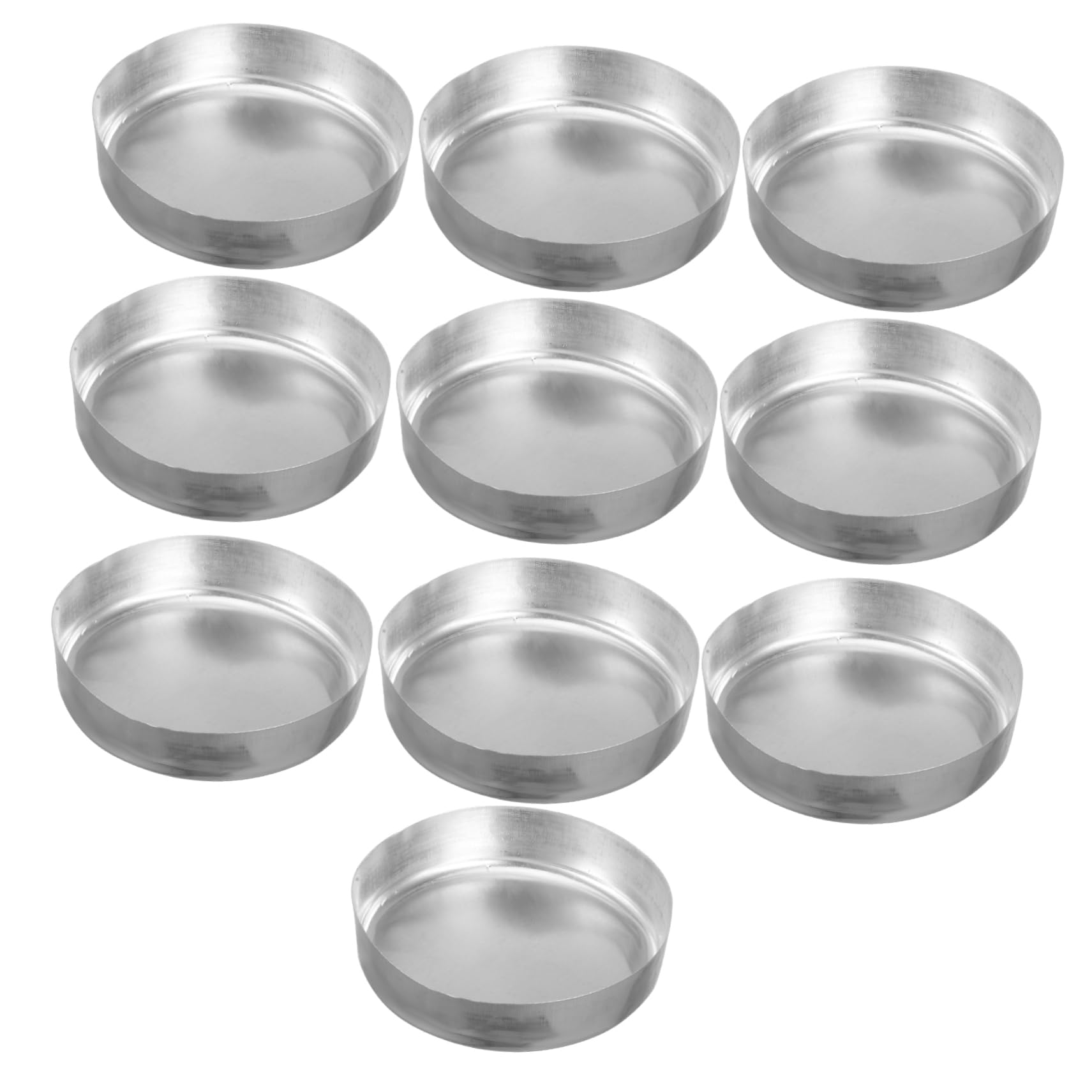 SOLUSTRE 50stücke Wiegeplatten Wiederverwendbare Labor-wiegenschalen Für Und Flüssigkeiten Leicht Zu Reinigen Und Langlebig Für Präzise Messungen