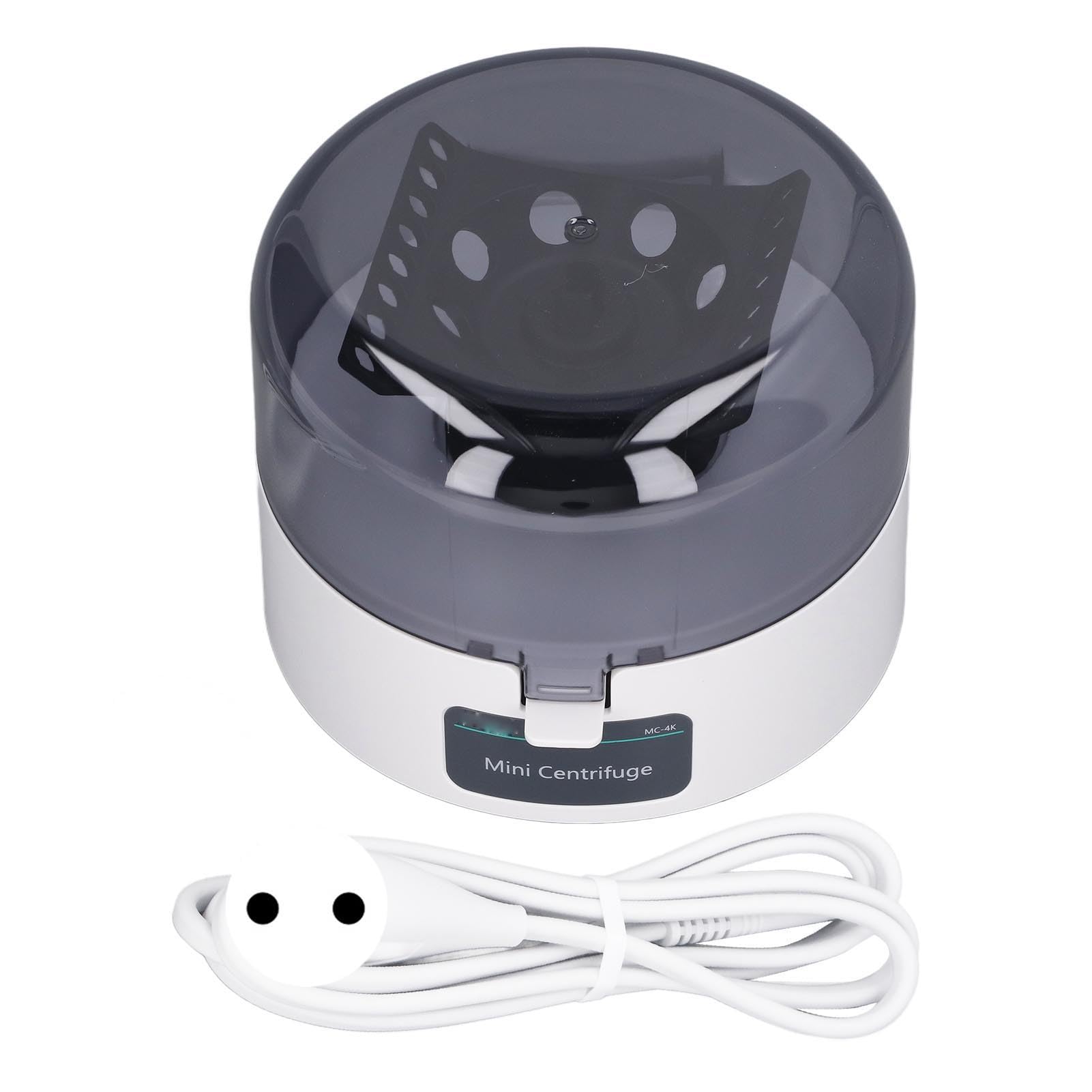 Mini Centrifugeuse de Paillasse 15W AC100-240V, Vitesse Variable Fixe 980xg, Opération Facile pour la Recherche Scientifique (Prise UE)