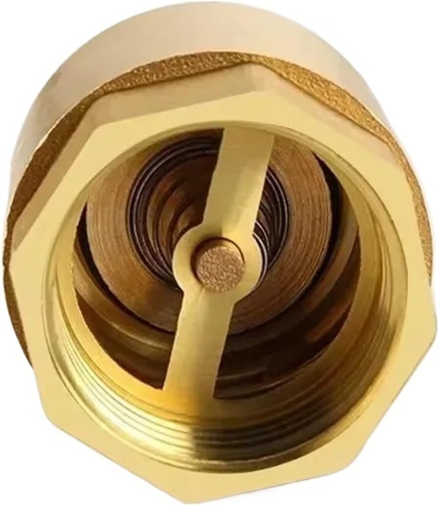 1pcs DN15/DN20/DN25 Brass Thread In-Line Spring Check Valve 25mm(1l2 Inch)