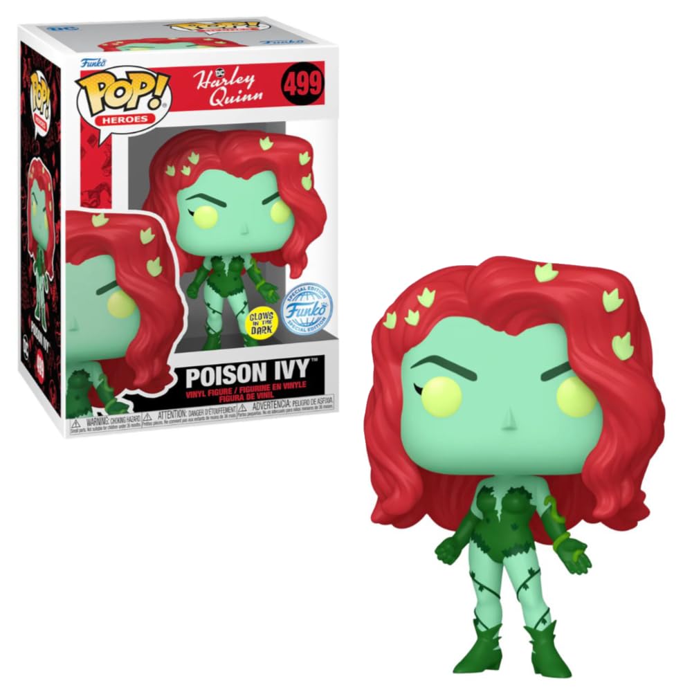 Pop! DC Harley Quinn 499 Poison Ivy Glows