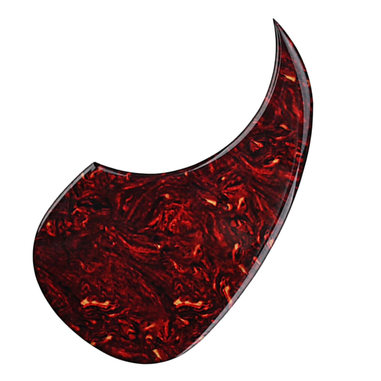 COSMEVIVI Self Adhesive Acoustic Guitar Pickguard Scratch Plate for Folk Guitars Impact Protection Unique Pattern Design Easy Installation