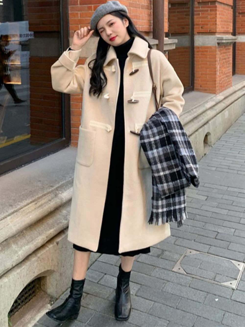 50 Off Bscoolレディース ダッフル コート ゆったり ロングコート 秋冬 折り襟コート 厚手 防寒コート チェスターコート オーバーサイズ Netkagu Banban Com 50 Off Bscoolレディース ダッフル コート ゆったり ロングコート 秋冬 折り襟コート 厚手 防寒コート チェスターコート オーバーサイズ Netkagu Banban Com