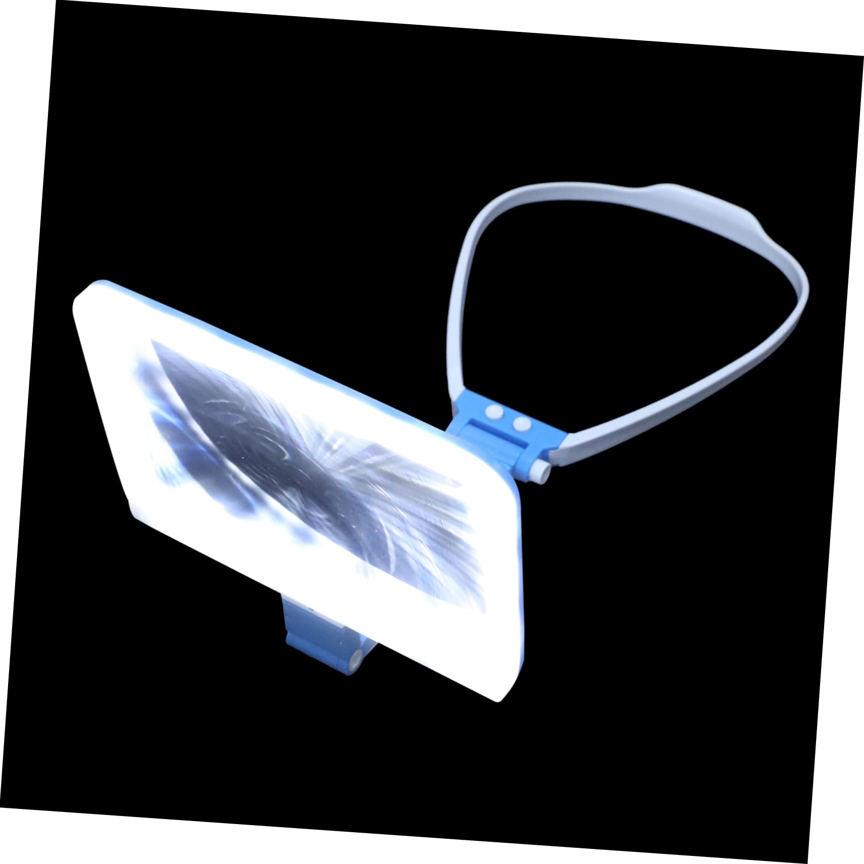 Loupe de Lecture à Main 5X en Plastique avec Éclairage LED