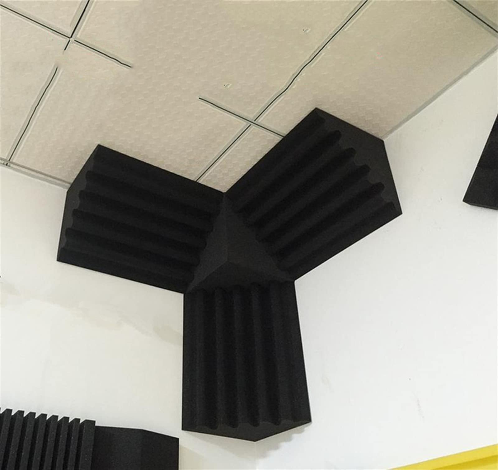 Amazon.co.jp: ホームスタジオの録音のための黒いベーストラップ防音の