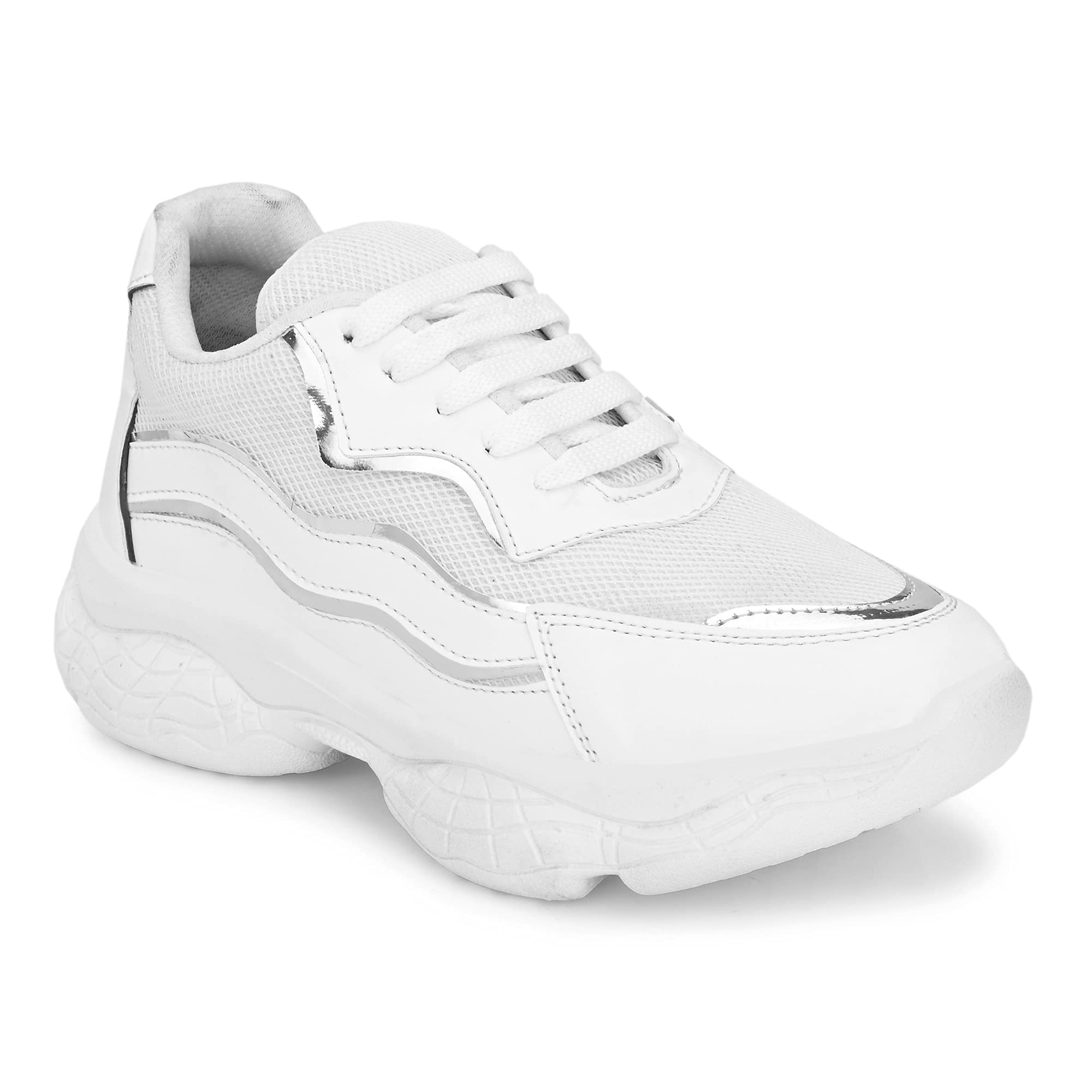 Amico Womens & Girls Sneakers Casual Shoe White (B09BJDCZ58) Amazon Price History, Amazon Price Tracker
