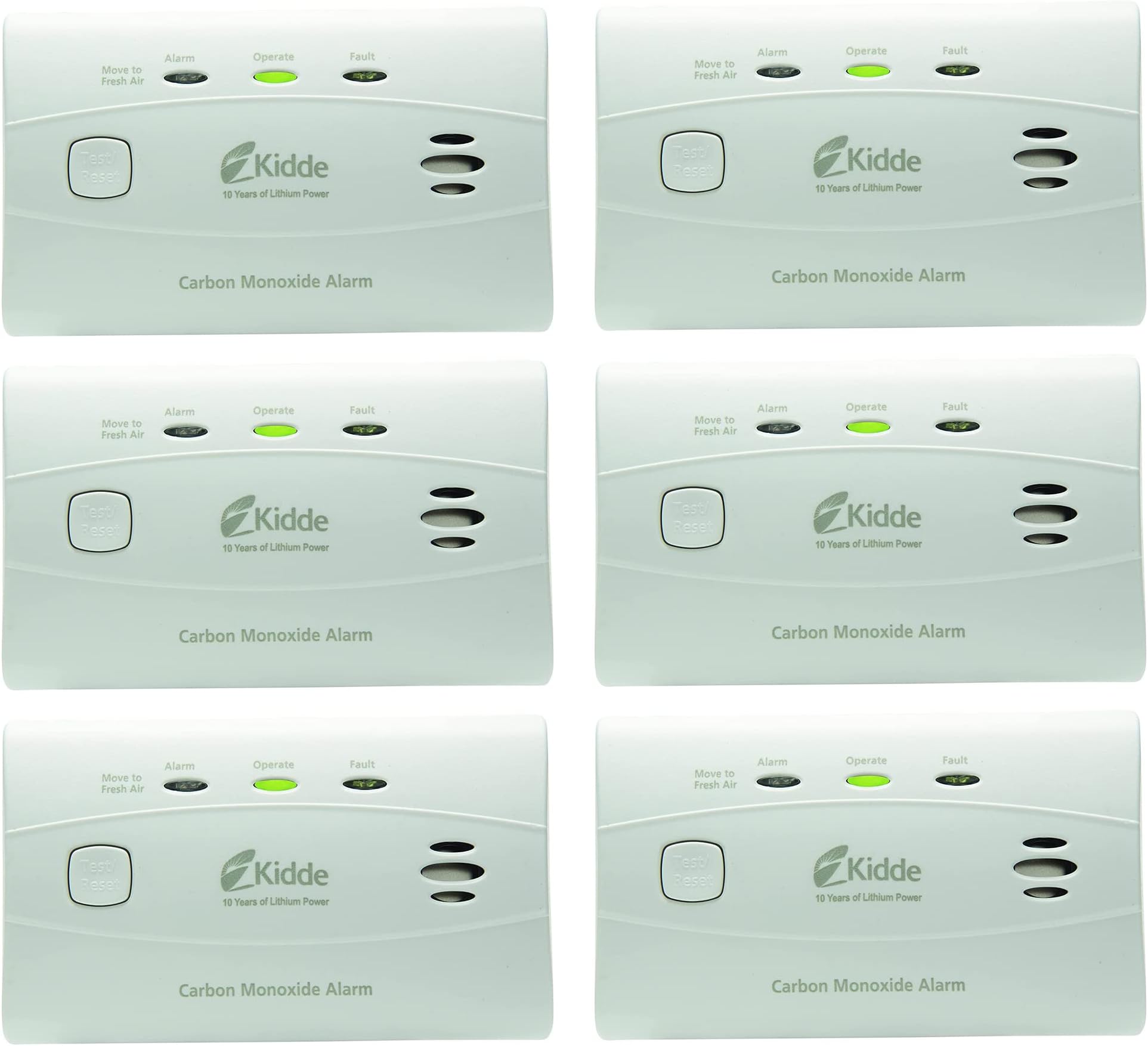 Kidde i9010 10Year Sealed Lithium BatteryOperated Smoke Alarm with