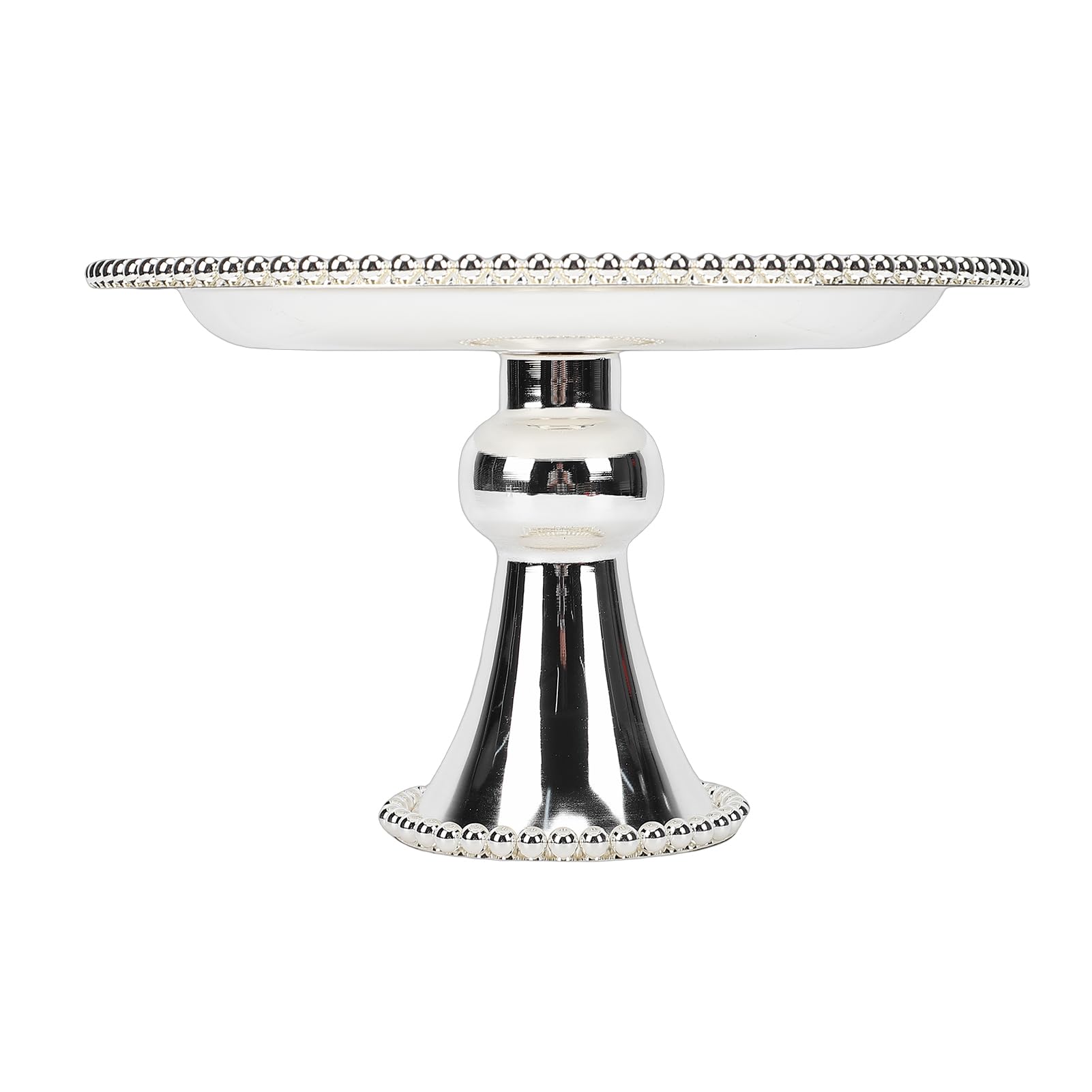 Rengue Support à Gâteau en Fer, Support à Gâteau sur Pied pour Décoration de Mariage, Plateau à en Métal à Pieds Hauts, 25 X 15,5 Cm pour Fêtes et événements
