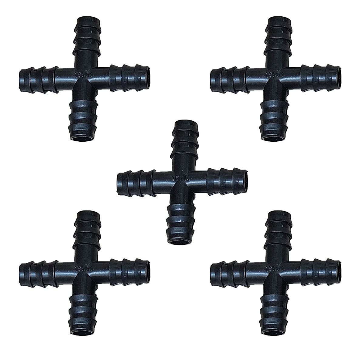 Pinolex® 4 Way Splitter 16mm Connector for Lawns Drip Irrigation Pipe Leakproof (Pack of 10) (B09F3DQ8KX) Amazon Price History, Amazon Price Tracker