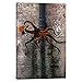 Produktbild iCanvasART Kunstdruck auf Leinwand, Motiv Oktopus auf Lose, 1 Stück Tiefe: 1,9 cm, Leinwand, gespannt 40" x 26"
